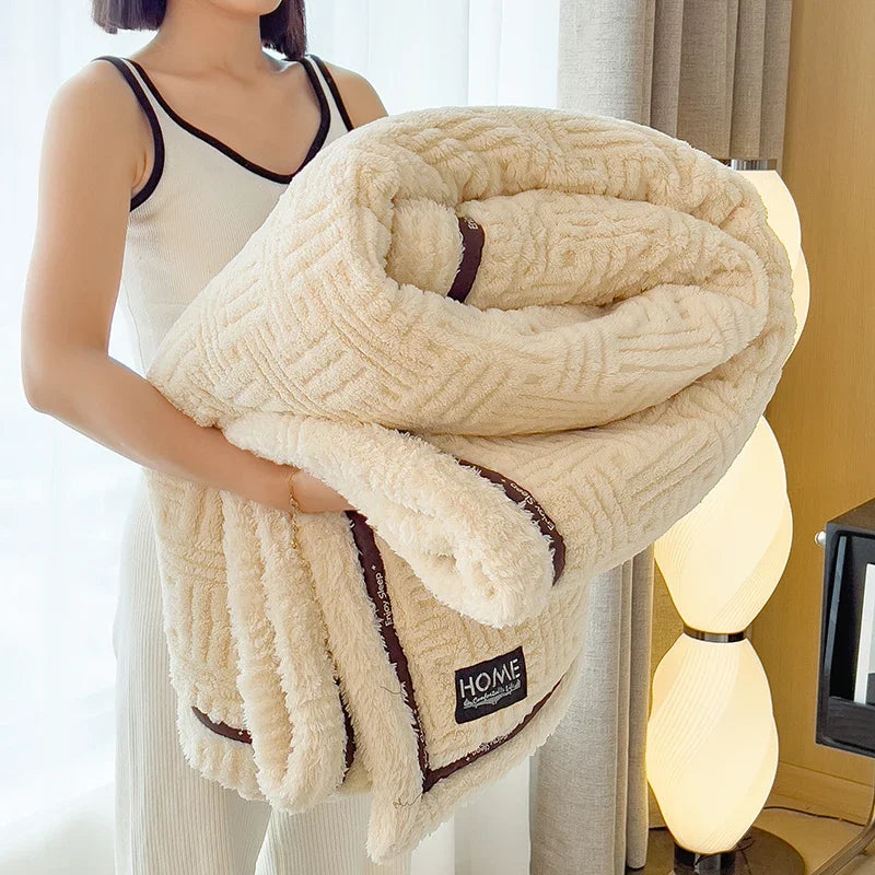 Plaid Polaire Pour Canapé Blanc élégant